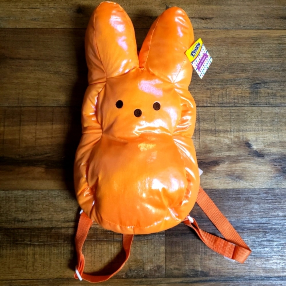 Orange Peeps Bunny Backpack